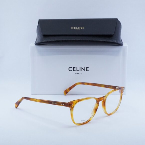 Final Price! Celine CCL50046I 053 Havana Eyeglasses 50mm - Picture 1 of 9